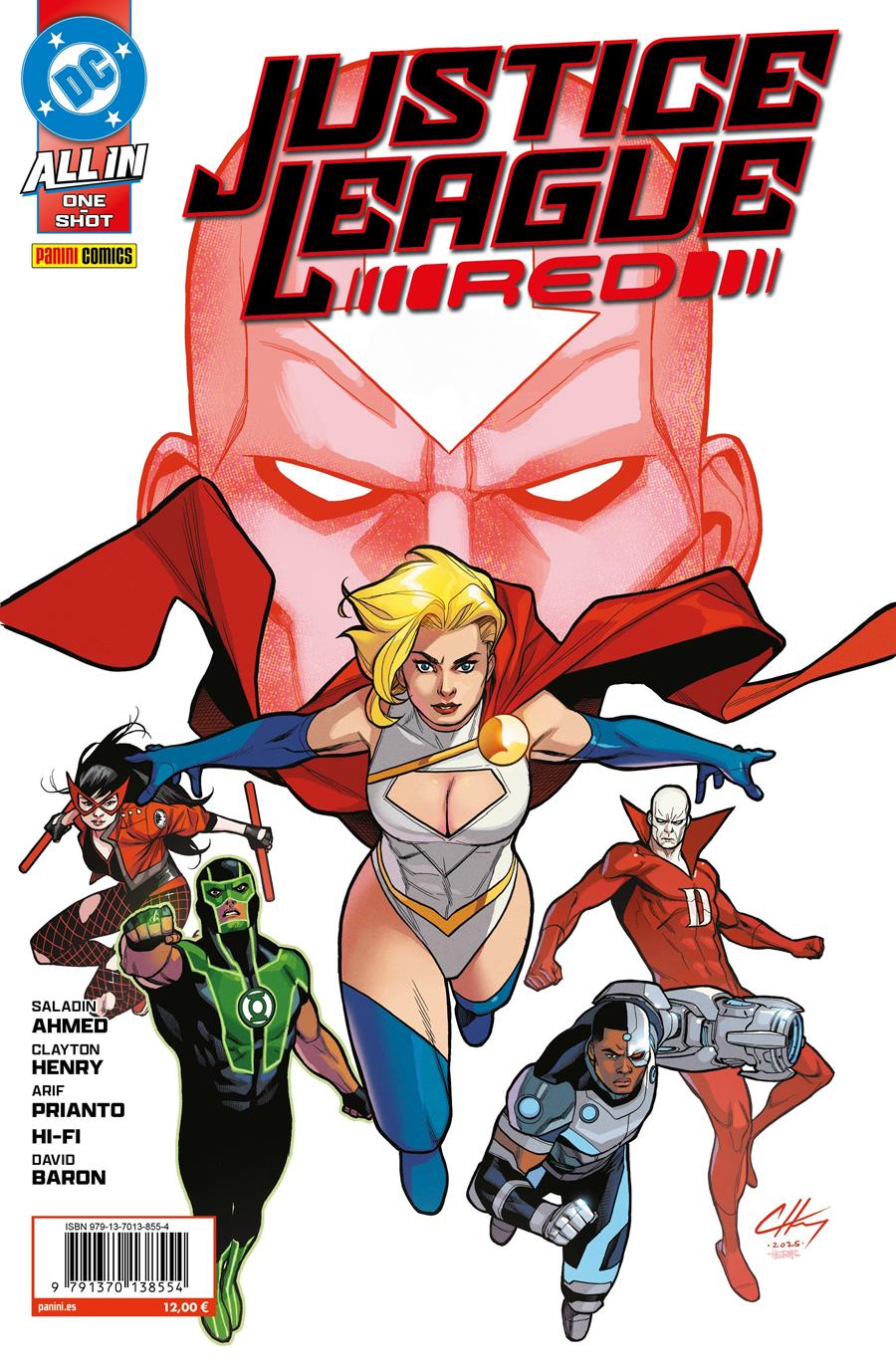 All In Justice League Red | N0726-PAN12 | Clayton Henry, Saladin Ahmed | Terra de Còmic - Tu tienda de cómics online especializada en cómics, manga y merchandising