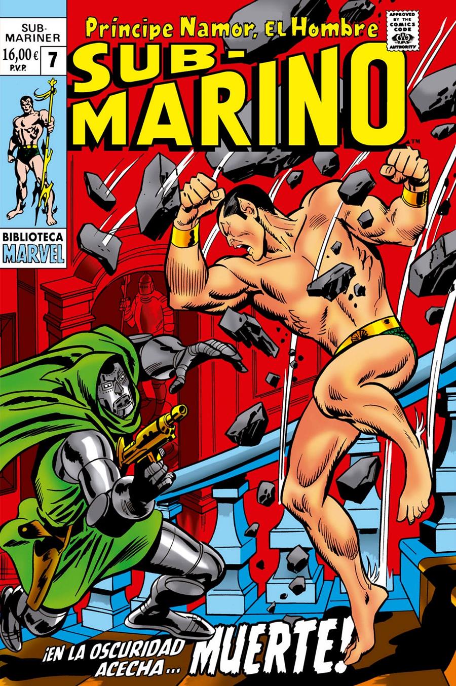 Biblioteca Marvel. Namor, el hombre Submarino 7 | N0626-PAN52 | Roy Thomas, Marie Severin, John Buscema | Terra de Còmic - Tu tienda de cómics online especializada en cómics, manga y merchandising
