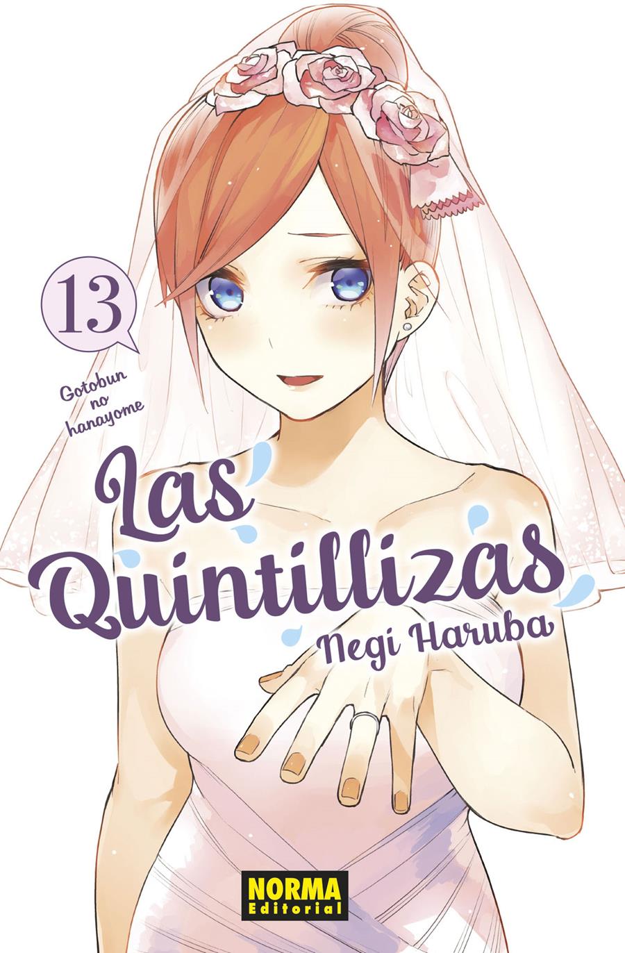 Las quintillizas 13 | N0722-NOR14 | Negi Haruba | Terra de Còmic - Tu tienda de cómics online especializada en cómics, manga y merchandising