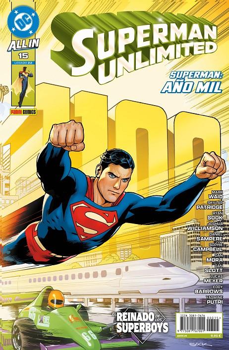 Superman Unlimited 15 | N1226-PAN73 | Dan Mora, Daniel Sampere, Lucas Meyer, Skylar Patridge, Sophie Campbell, Yasmine Putri, Dan Slott, Eddy Barrows, Joshua Williamson, Mark Waid, Ryan Sook | Terra de Còmic - Tu tienda de cómics online especializada en cómics, manga y merchandising