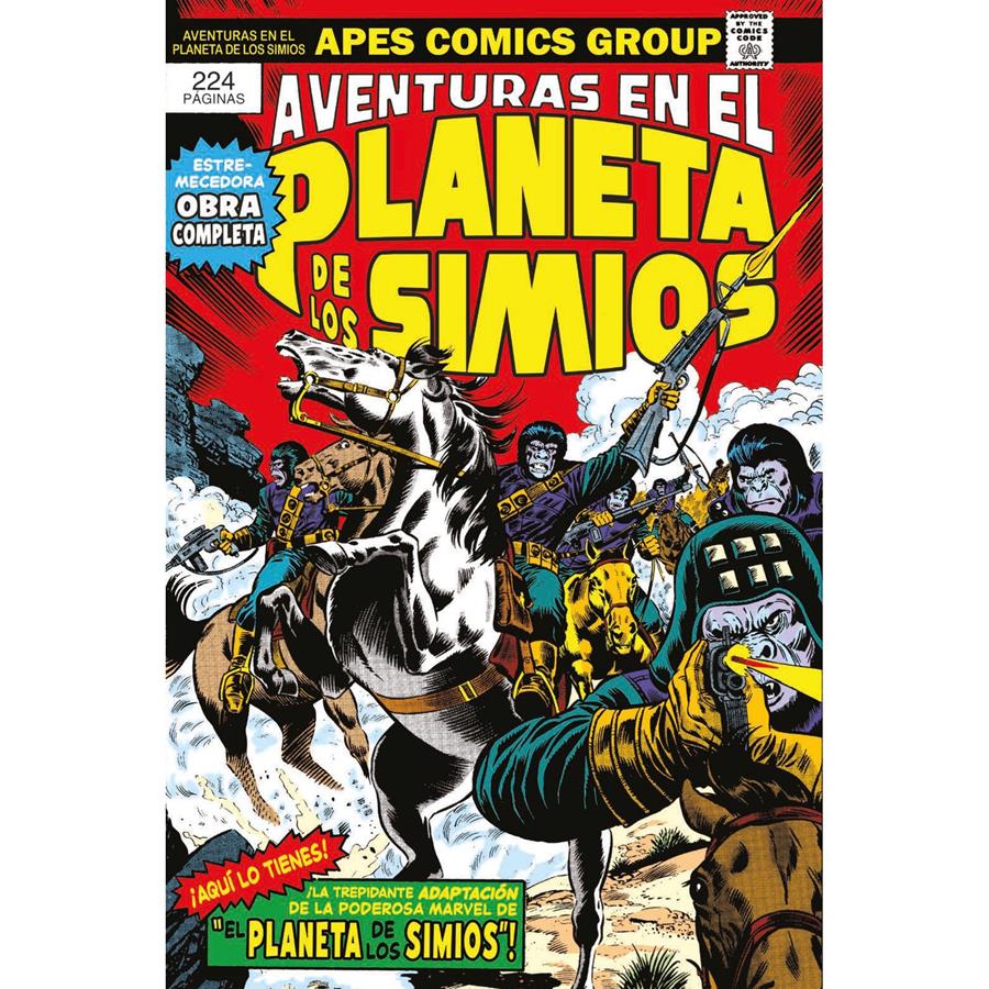 Marvel Limited Edition. Aventuras en el Planeta de los Simios. La etapa Marvel original | N0424-PAN00 | Doug Moench, George Tuska y Alfredo Alcalá | Terra de Còmic - Tu tienda de cómics online especializada en cómics, manga y merchandising