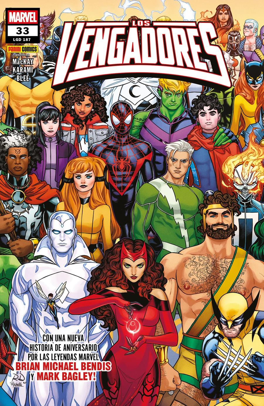 Los Vengadores 33 | N0526-PAN28 | Farid Karami, Nick Spencer, Brian Michael Bendis, Mark Bagley | Terra de Còmic - Tu tienda de cómics online especializada en cómics, manga y merchandising