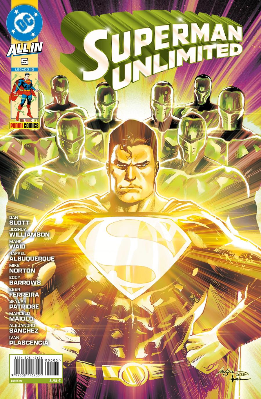 Superman Unlimited 5 | N0326-PAN48 | Skylar Patridge, Dan Slott, Joshua Williamson, Mark Waid, Rafael Albuquerque, Eddy Barrows | Terra de Còmic - Tu tienda de cómics online especializada en cómics, manga y merchandising
