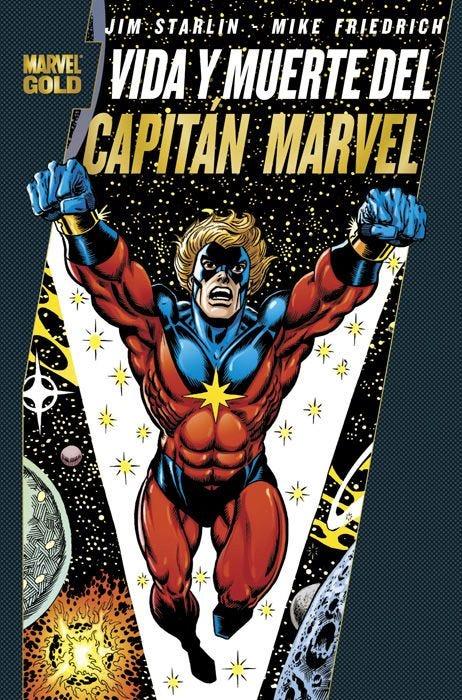 Marvel Gold. Vida y muerte del Capitán Marvel | N0514-PAN0222 | Steve Englehart, Mike Friedrich, Jim Starlin | Terra de Còmic - Tu tienda de cómics online especializada en cómics, manga y merchandising