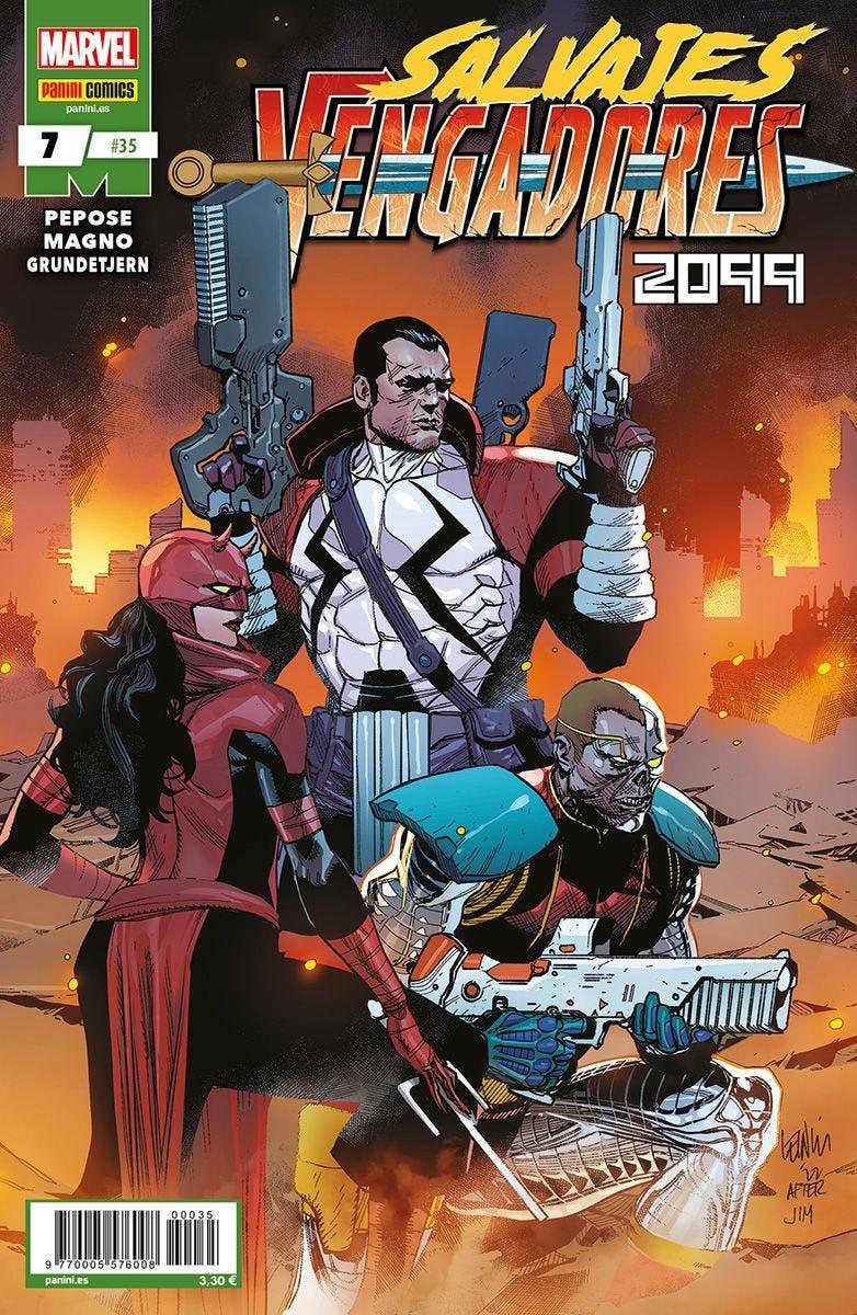 Salvajes Vengadores 7 | N0323-PAN56 | David Pepose, Carlos Magno | Terra de Còmic - Tu tienda de cómics online especializada en cómics, manga y merchandising