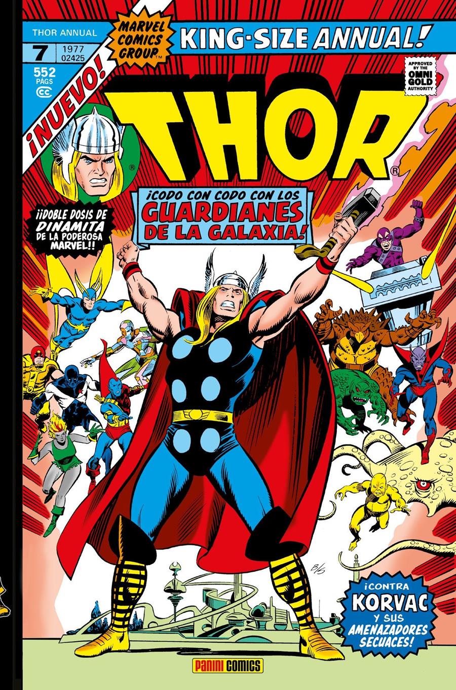 Marvel Gold. El poderoso Thor 7 | N0226-PAN90 | Sal Buscema, Steve Englehart, Walter Simonson, David A. Kraft, Tony DeZuñiga, John Buscema, Pablo Marcos, Len Wein, Roger Stern | Terra de Còmic - Tu tienda de cómics online especializada en cómics, manga y merchandising