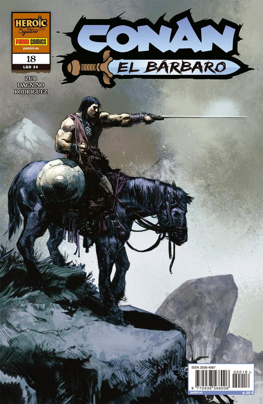 Conan el Bárbaro 18 | N0626-PAN02 | Jim Zub, Fernando Dagnino | Terra de Còmic - Tu tienda de cómics online especializada en cómics, manga y merchandising