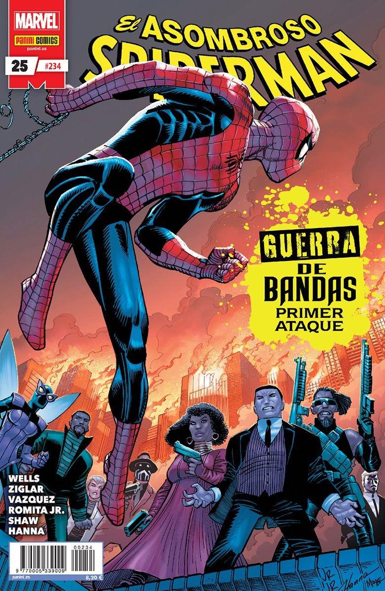 El Asombroso Spiderman 25 | N0424-PAN55 | Zeb Wells, Joey Vazquez, John Romita Jr | Terra de Còmic - Tu tienda de cómics online especializada en cómics, manga y merchandising
