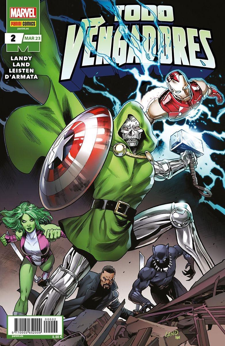 Todo Vengadores 2 | N0323-PAN69 | Derek Landy, Greg Land | Terra de Còmic - Tu tienda de cómics online especializada en cómics, manga y merchandising