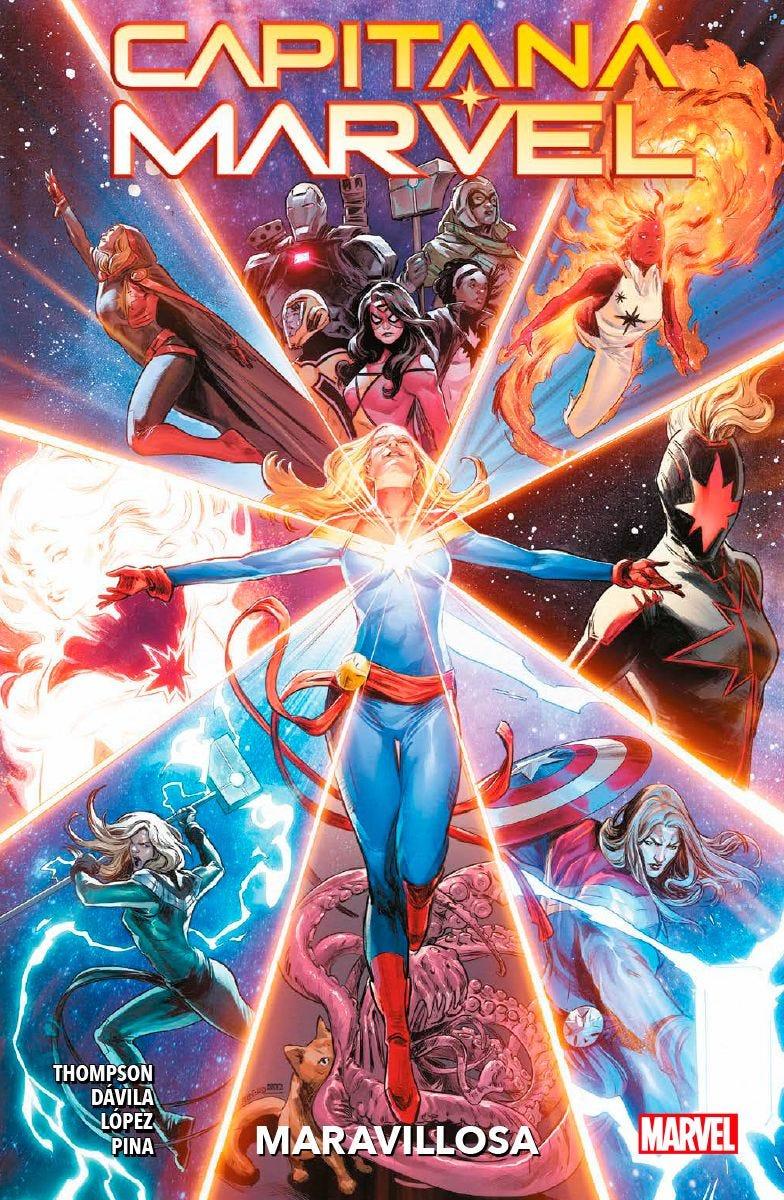 Capitana Marvel 6. Maravillosa | N0124-PAN23 | Kelly Thompson, David López, Sergio Dávila, Javier Pina | Terra de Còmic - Tu tienda de cómics online especializada en cómics, manga y merchandising