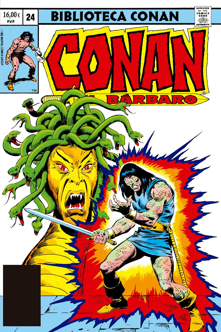 Biblioteca Conan. Conan el Bárbaro 24 | N1126-PAN57 | Val Mayerik, John Buscema, Bruce Jones | Terra de Còmic - Tu tienda de cómics online especializada en cómics, manga y merchandising