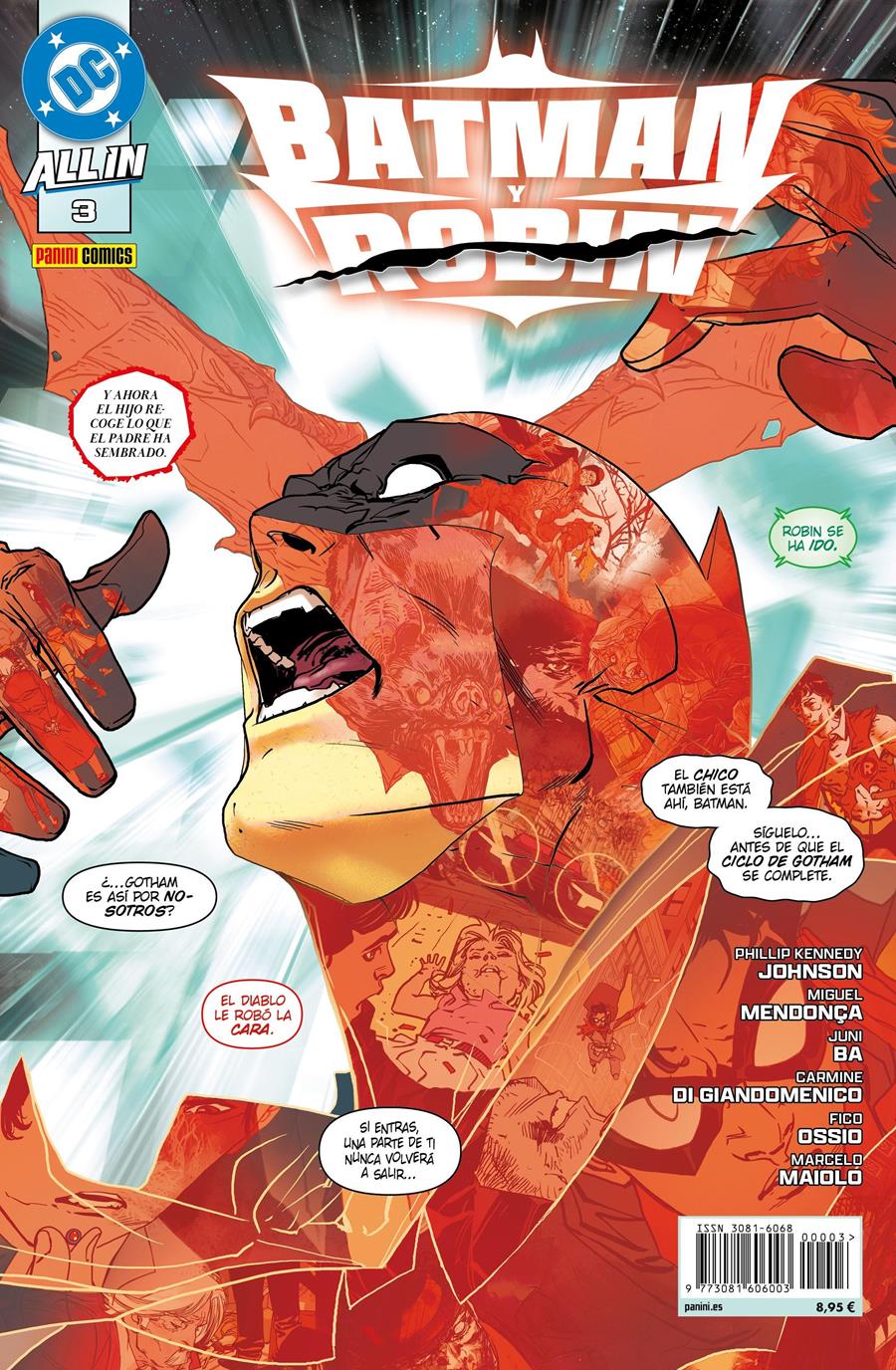 All In Batman y Robin 3 | N0326-PAN45 | Carmine Di Giandomenico, Fico Ossio, Juni Ba, Miguel Mendonça, Phillip Kennedy Johnson | Terra de Còmic - Tu tienda de cómics online especializada en cómics, manga y merchandising