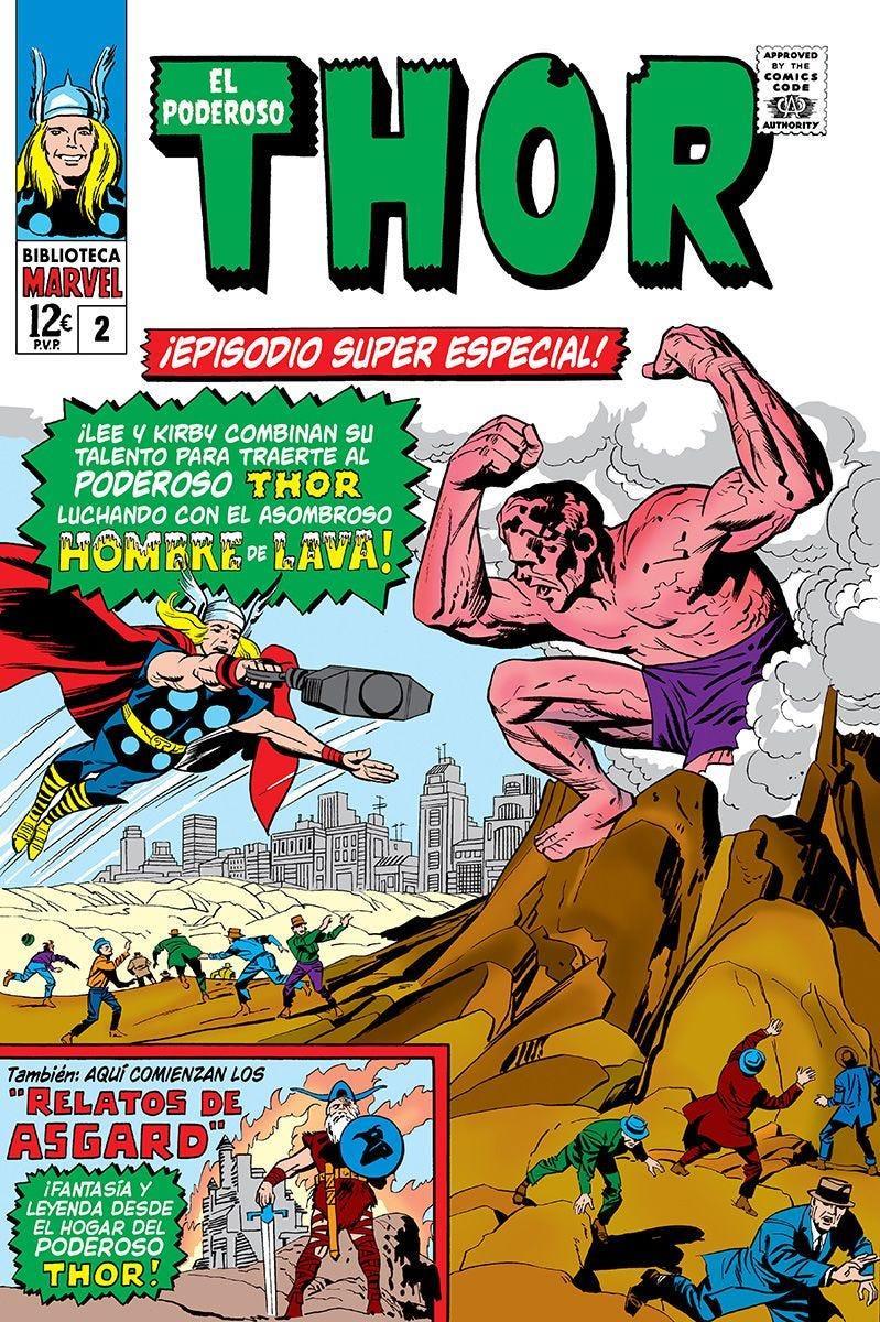 Biblioteca Marvel. El Poderoso Thor 2. 1963-64 | N0223-PAN19 | Jack Kirby, Robert Bernstein, Stan Lee, Joe Sinnott, Don Heck | Terra de Còmic - Tu tienda de cómics online especializada en cómics, manga y merchandising