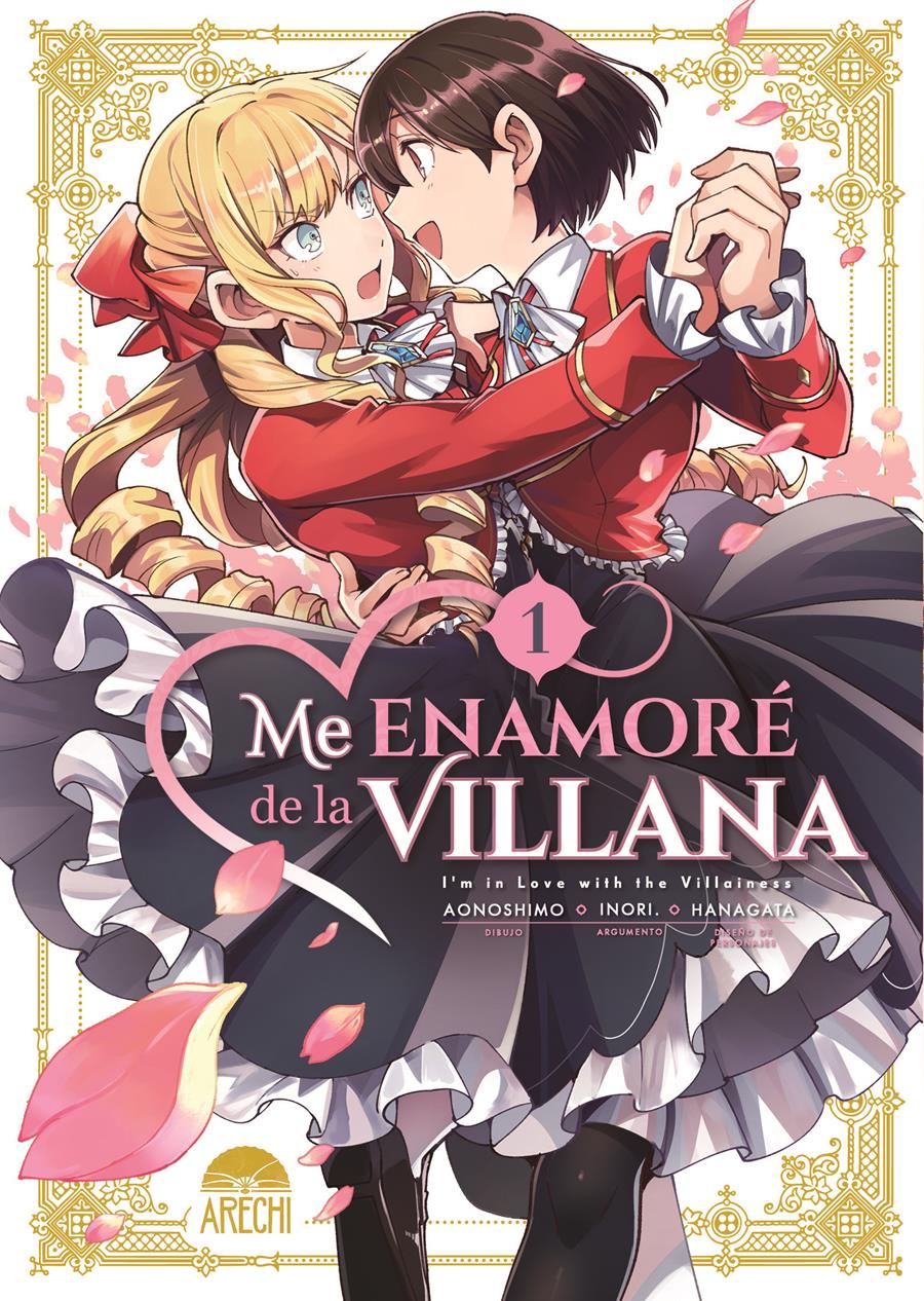 Me enamore de la villana 01 (Manga) | N1022-ARE07 | Inori, Aonoshimo | Terra de Còmic - Tu tienda de cómics online especializada en cómics, manga y merchandising