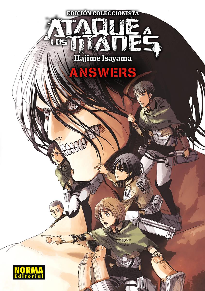 Guia Ataque a los Titanes. Answers | N0426-NOR12 | Hajime Isayama | Terra de Còmic - Tu tienda de cómics online especializada en cómics, manga y merchandising