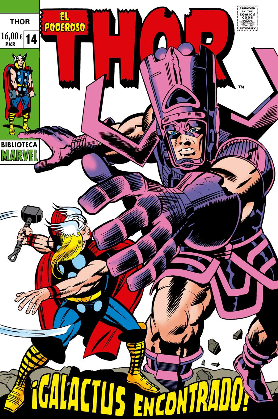 Biblioteca Marvel. El poderoso Thor 14 | N0726-PAN50 | Jack Kirby, Stan Lee | Terra de Còmic - Tu tienda de cómics online especializada en cómics, manga y merchandising