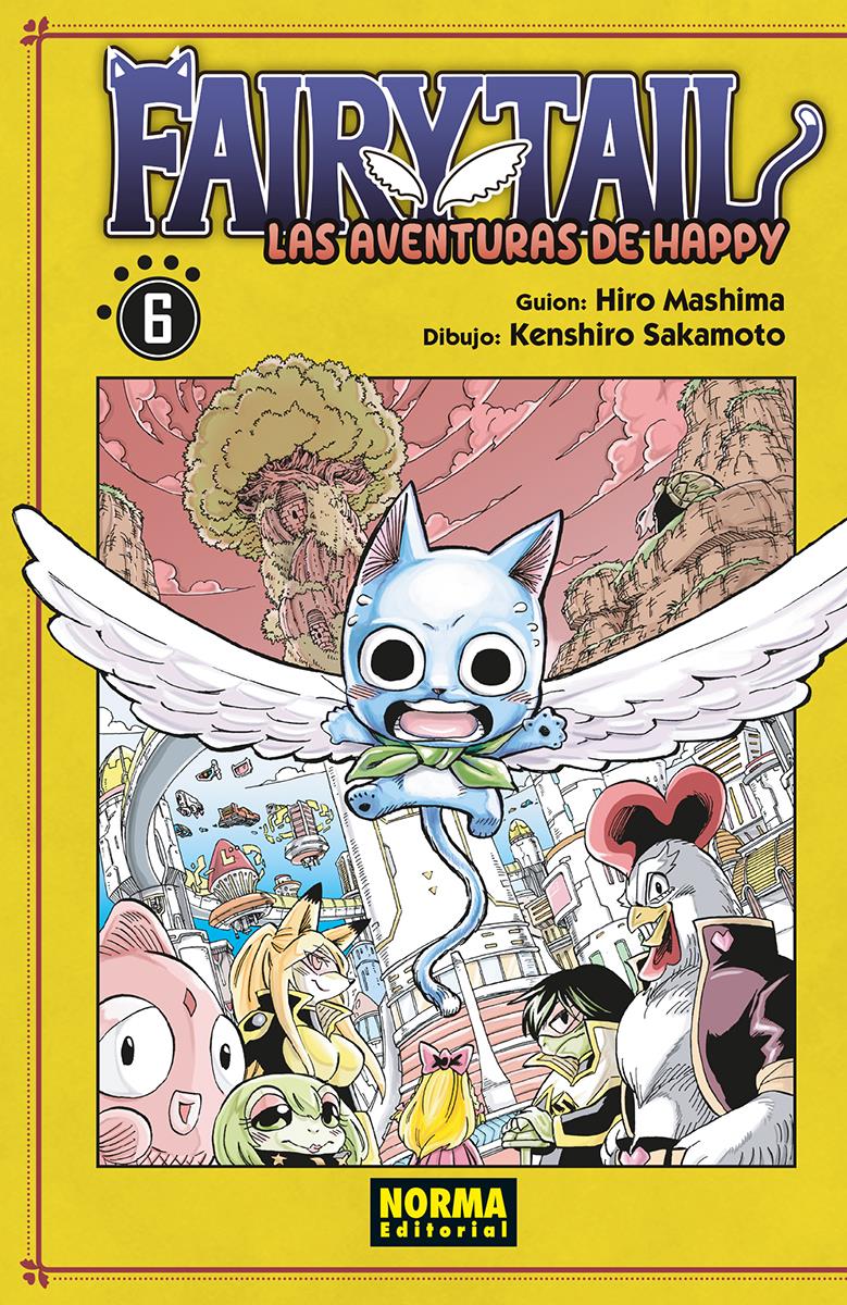 Fairy Tail Las aventuras de Happy 06 | N0426-NOR39 | Hiro Mashima | Terra de Còmic - Tu tienda de cómics online especializada en cómics, manga y merchandising