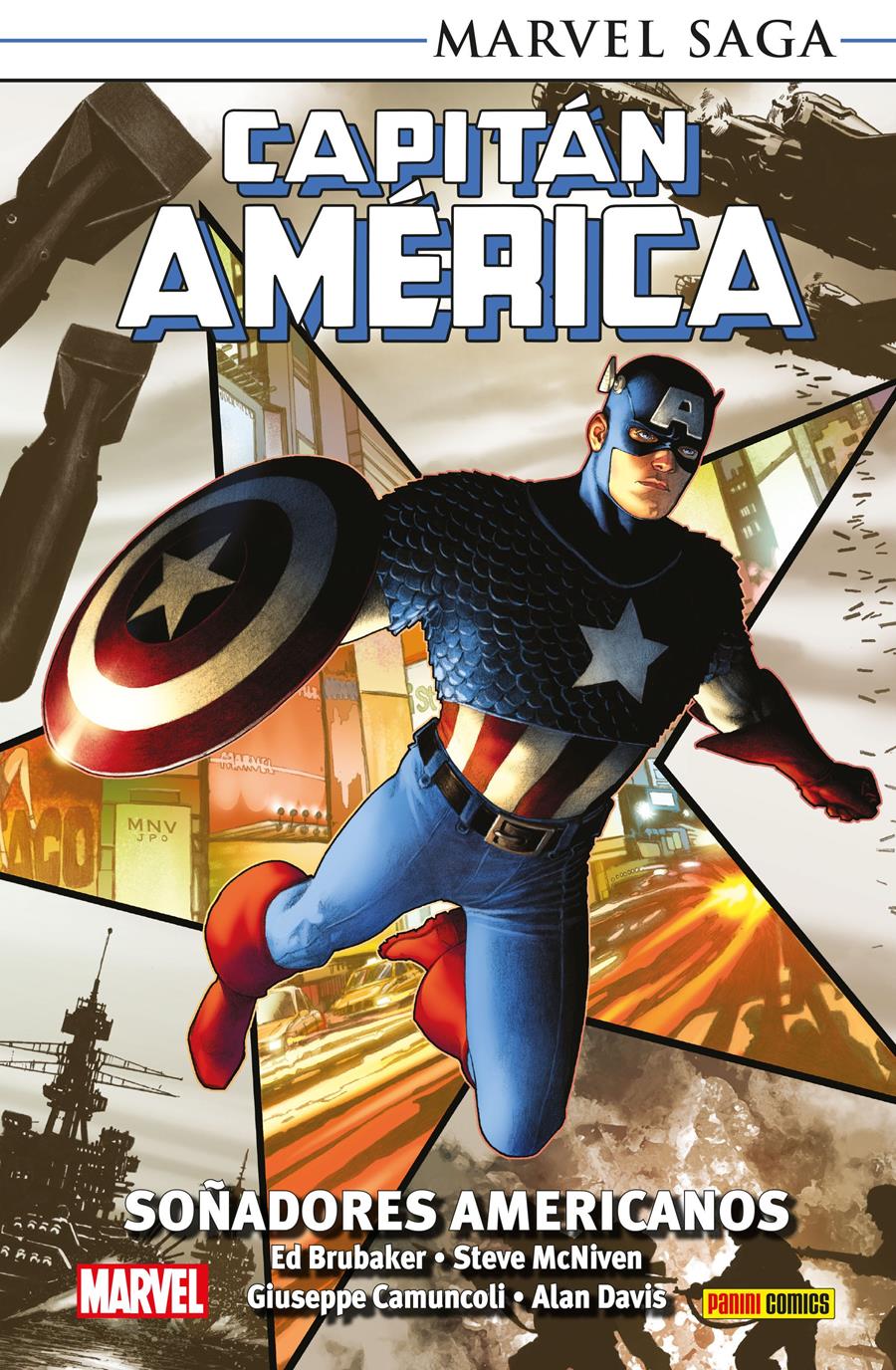 Marvel Saga TPB. Capitán América 14. Soñadores americanos | N0526-PAN50 | Ed Brubaker, Steven Mcniven, Alan Davis | Terra de Còmic - Tu tienda de cómics online especializada en cómics, manga y merchandising