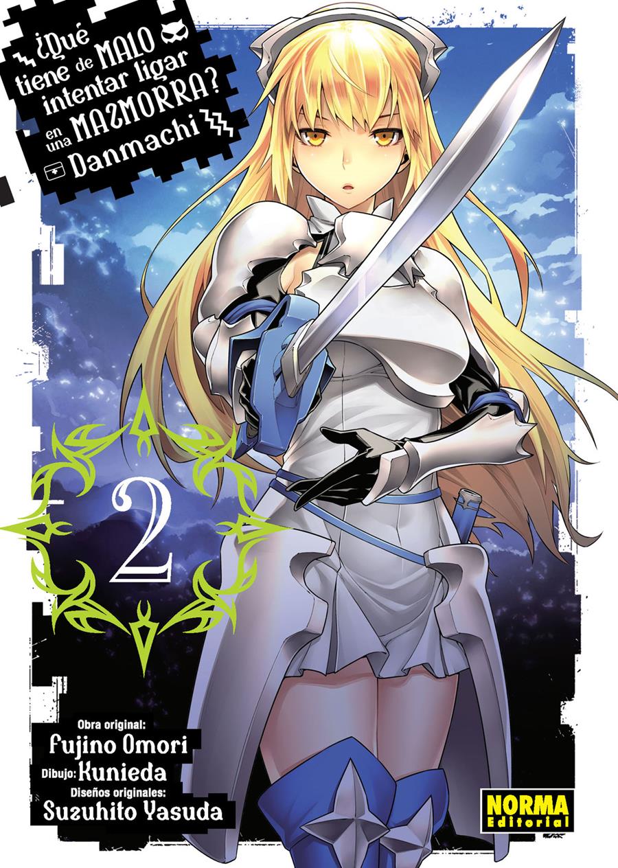 Danmachi 02 | N0918-NOR20 | Fujino Omori, Kunieda, Suzuhito Yasuda | Terra de Còmic - Tu tienda de cómics online especializada en cómics, manga y merchandising