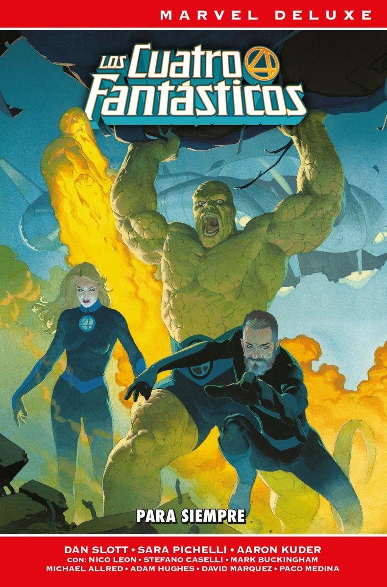Marvel Deluxe. Los 4 Fantásticos de Dan Slott 1. Para siempre | N1023-PAN29 | Mike Allred, Dan Slott, Aaron Kuder, Adam Hughes, Fred Hembeck, Gail Simone, Sara Pichelli | Terra de Còmic - Tu tienda de cómics online especializada en cómics, manga y merchandising