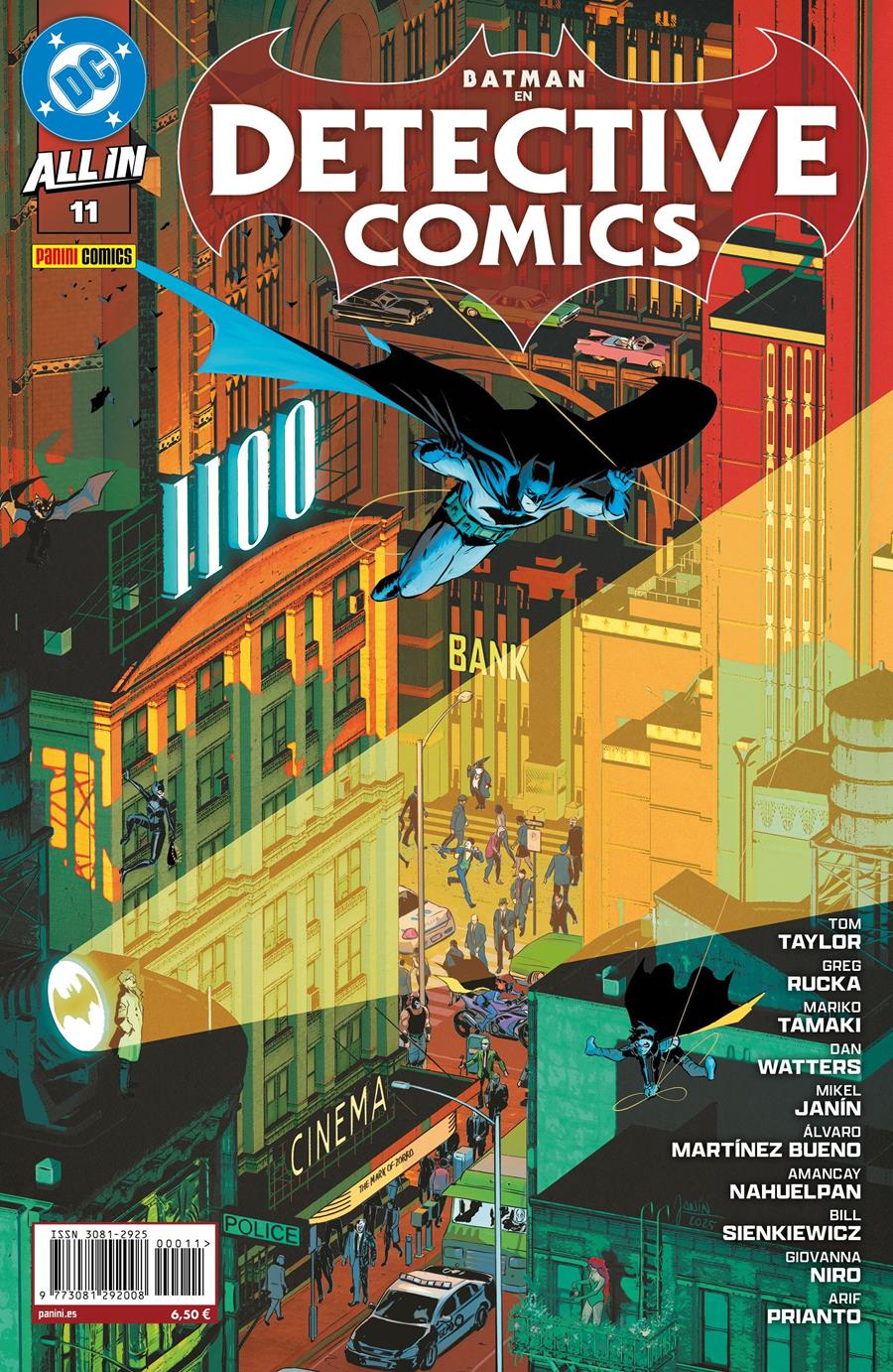 All In Detective Comics 11 | N0226-PAN46 | Mariko Tamaki, Álvaro Martínez Bueno, Mikel Janin, Greg Rucka, Dan Watters, Amancay Nahuelpan, Bill Sienkiewicz, Tom Taylor | Terra de Còmic - Tu tienda de cómics online especializada en cómics, manga y merchandising