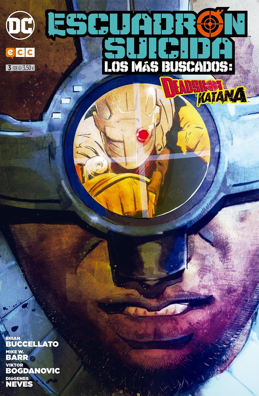 Escuadrón Suicida: Deadshot/Katana - Los más buscados núm. 03 | N01016-ECC19 | Brian Buccellato, Mike W. Barr | Terra de Còmic - Tu tienda de cómics online especializada en cómics, manga y merchandising