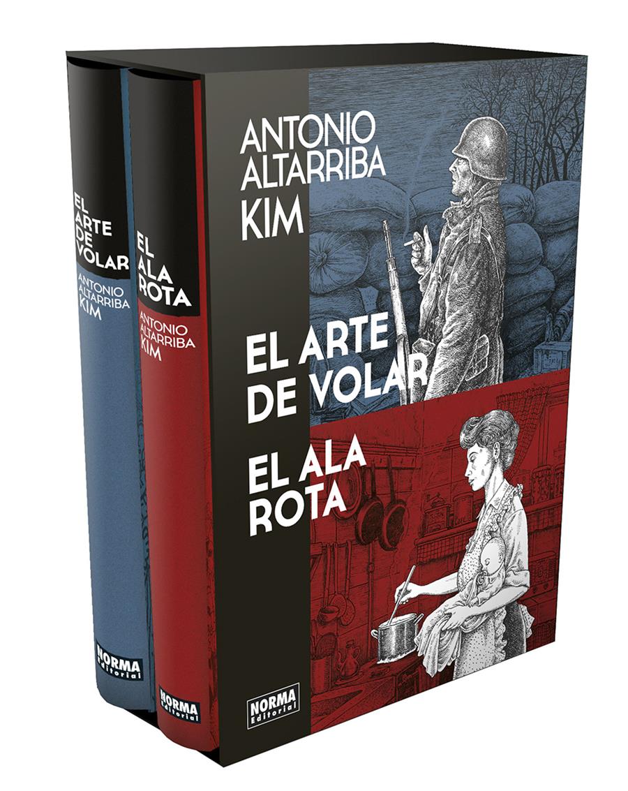 Cofre El arte de volar + el ala rota | N0725-NOR36 | Antonio Altarriba | Terra de Còmic - Tu tienda de cómics online especializada en cómics, manga y merchandising