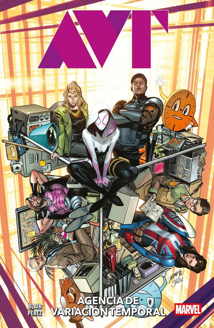 A.V.T.: Agencia de Variación Temporal | N0126-PAN24 | Katharyn Blair, Pere Pérez | Terra de Còmic - Tu tienda de cómics online especializada en cómics, manga y merchandising