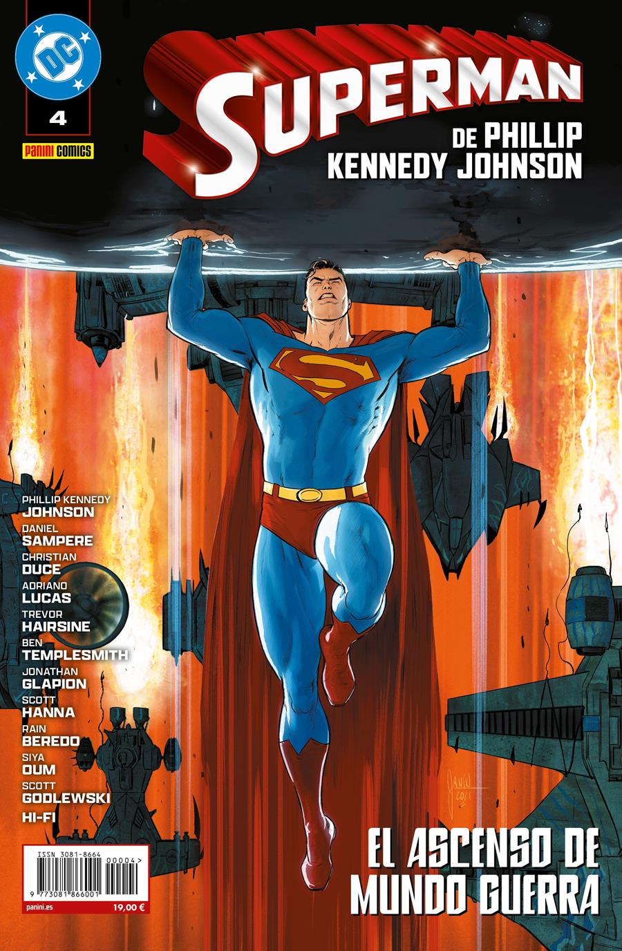 Superman de Phillip Kennedy Johnson 4 | N0626-PAN45 | Daniel Sampere, Trevor Hairsine, Ben Templesmith, Siya Oum, Christian Duce, Phillip Kennedy Johnson, Scott Godlewski, Scott Hanna | Terra de Còmic - Tu tienda de cómics online especializada en cómics, manga y merchandising