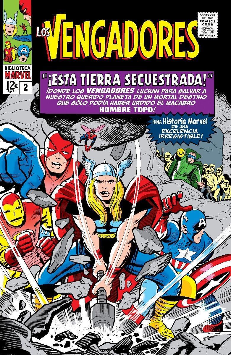 Biblioteca Marvel 24. Los Vengadores 2. 1964-65 | N0823-PAN36 | Jack Kirby, Stan Lee, Don Heck | Terra de Còmic - Tu tienda de cómics online especializada en cómics, manga y merchandising