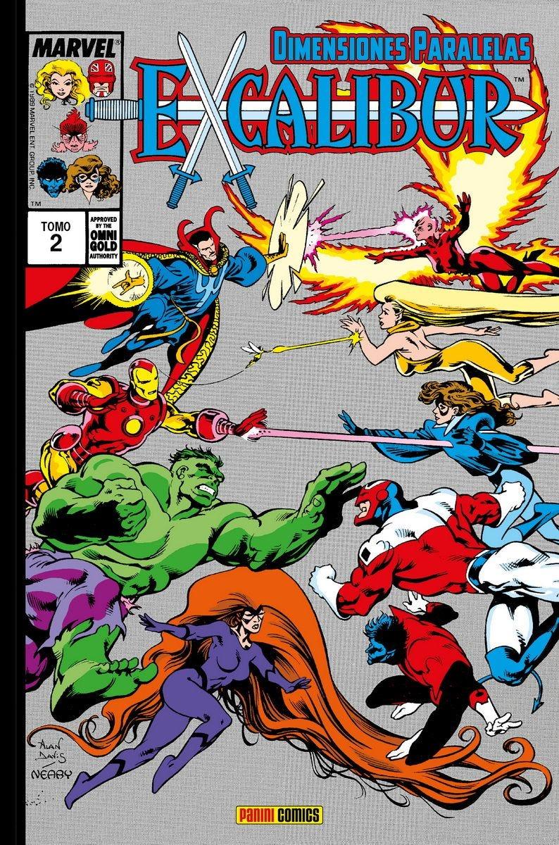 Marvel Gold. Excalibur 2. Dimensiones paralelas | N1123-PAN38 | Michael Higgins, Dennis Jensen, Ron Lim, Chris Claremont, Chris Wozniak, Alan Davis, Barry Windsor-Smith, Rick Leonardi, Colleen Doran | Terra de Còmic - Tu tienda de cómics online especializada en cómics, manga y merchandising