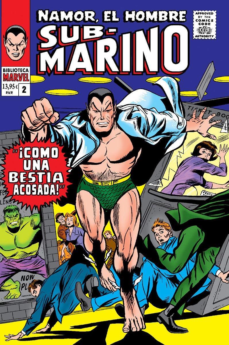 Biblioteca Marvel 53. Namor, el Hombre Submarino 2, 1966-67 | N0524-PAN33 | Stan Lee, Bill Everett, Gene Colan | Terra de Còmic - Tu tienda de cómics online especializada en cómics, manga y merchandising