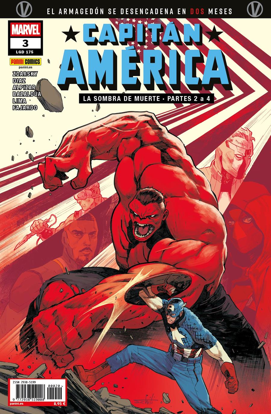 Capitán América 3 | N0726-PAN36 | Chip Zdarsky, Delio Diaz, Frank Alpizar, Jan Bazaldua, Ton Lima | Terra de Còmic - Tu tienda de cómics online especializada en cómics, manga y merchandising