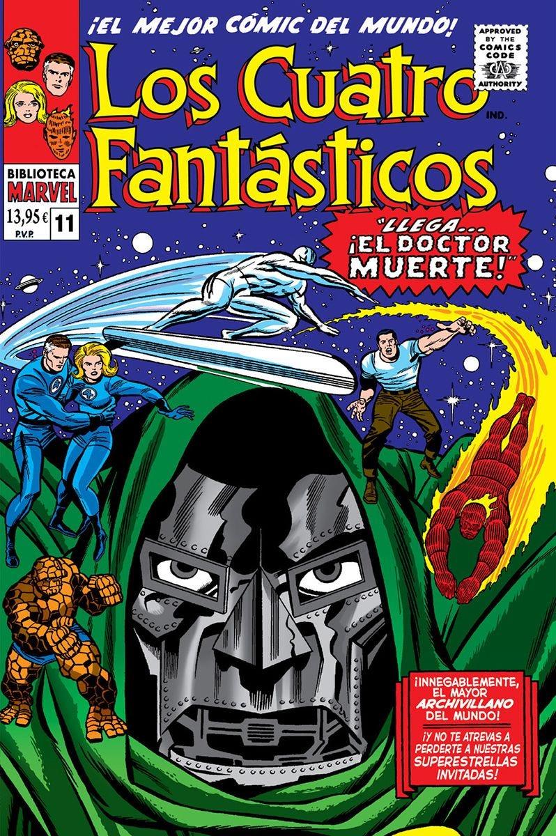 Biblioteca Marvel 55. Los Cuatro Fantásticos 11. 1966-67 | N0624-PAN35 | Jack Kirby, Stan Lee | Terra de Còmic - Tu tienda de cómics online especializada en cómics, manga y merchandising