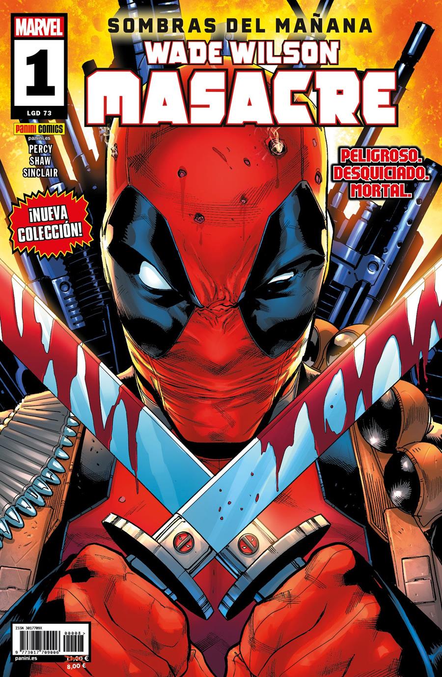 Wade Wilson Masacre 1 | N0826-PAN01 | Geoff Shaw, Carlos Villa, Benjamin Percy, Gail Simone | Terra de Còmic - Tu tienda de cómics online especializada en cómics, manga y merchandising