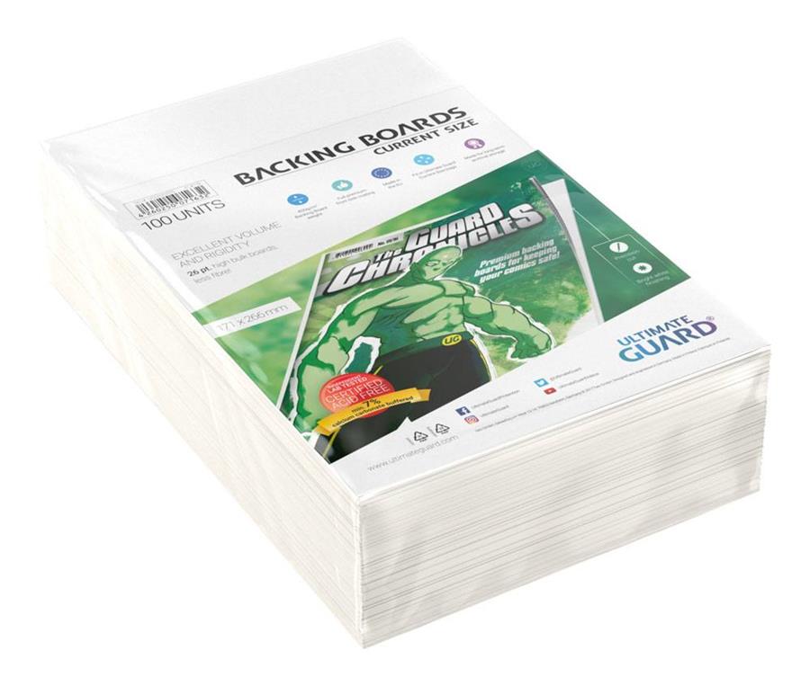 Ultimate Guard Comic Backing Boards Current Size (100) | N0923-UG02 | Terra de Còmic - Tu tienda de cómics online especializada en cómics, manga y merchandising