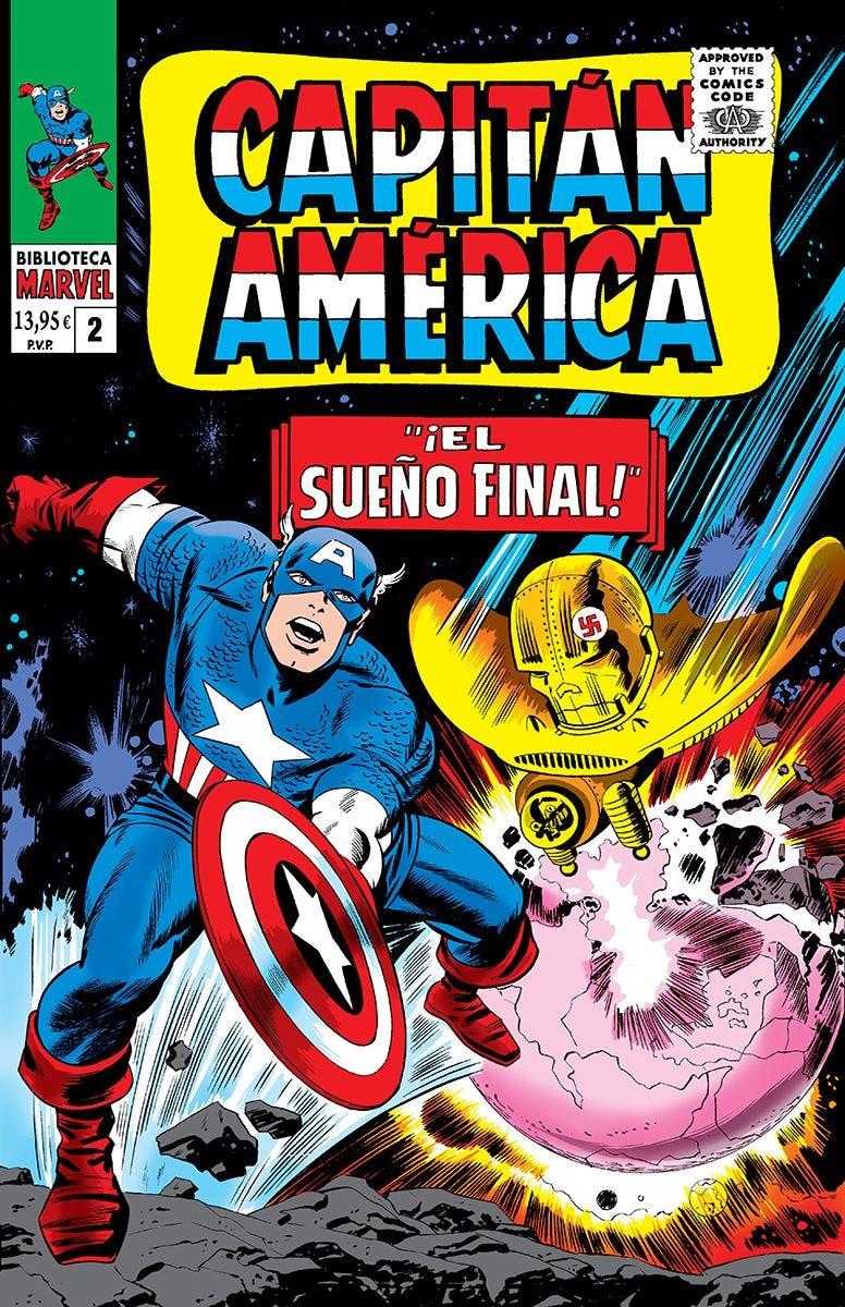 Biblioteca Marvel 44. Capitán América 2. 1965-66 | N0224-PAN25 | John Romita Sr, Jack Kirby, Stan Lee, George Tuska | Terra de Còmic - Tu tienda de cómics online especializada en cómics, manga y merchandising