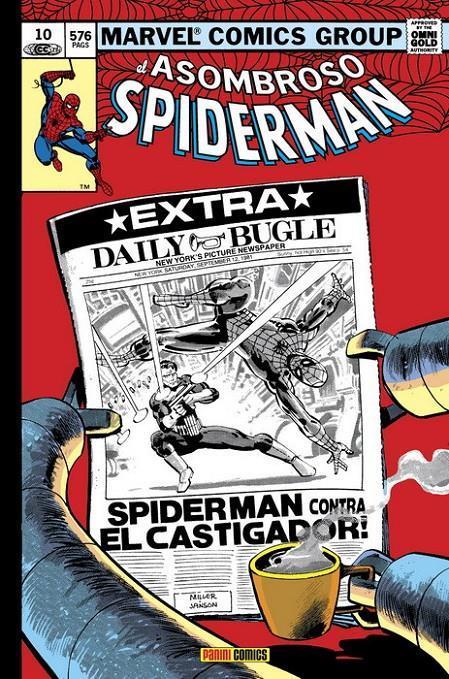 Marvel Gold. El Asombroso Spiderman 10. ¿Héroe o amenaza? | N1020-PAN31 | Roger Stern, John Romita Jr., David Michelinie, John Byrne, Marv Wolfman, Denny O'Neil, Keith Pollard, Frank Miller | Terra de Còmic - Tu tienda de cómics online especializada en cómics, manga y merchandising