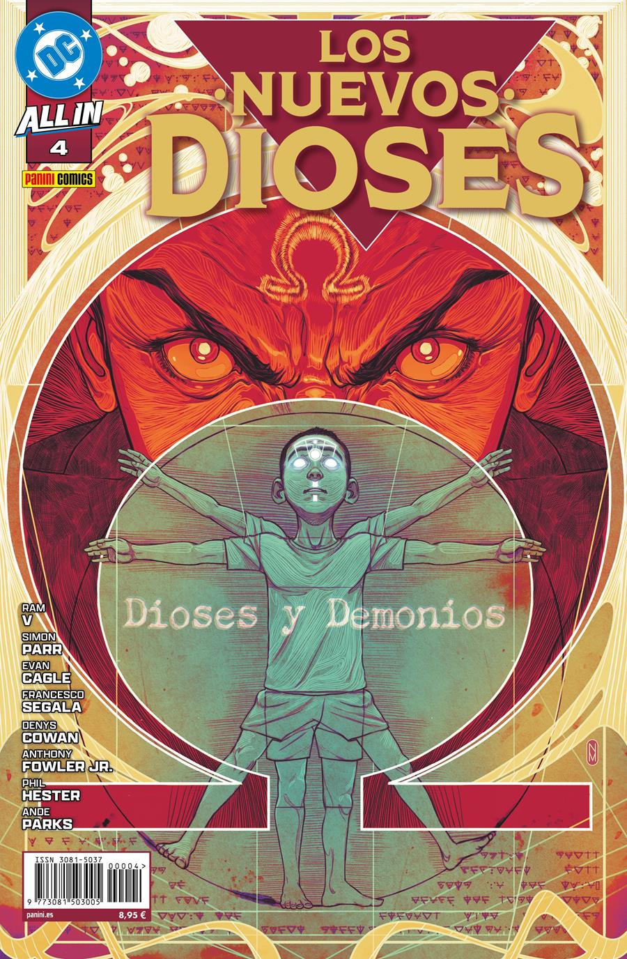 All In Los Nuevos Dioses 4 | N0526-PAN15 | Pye Parr, Evan Cagle, Denys Cowan, Phil Hester, Ram V | Terra de Còmic - Tu tienda de cómics online especializada en cómics, manga y merchandising