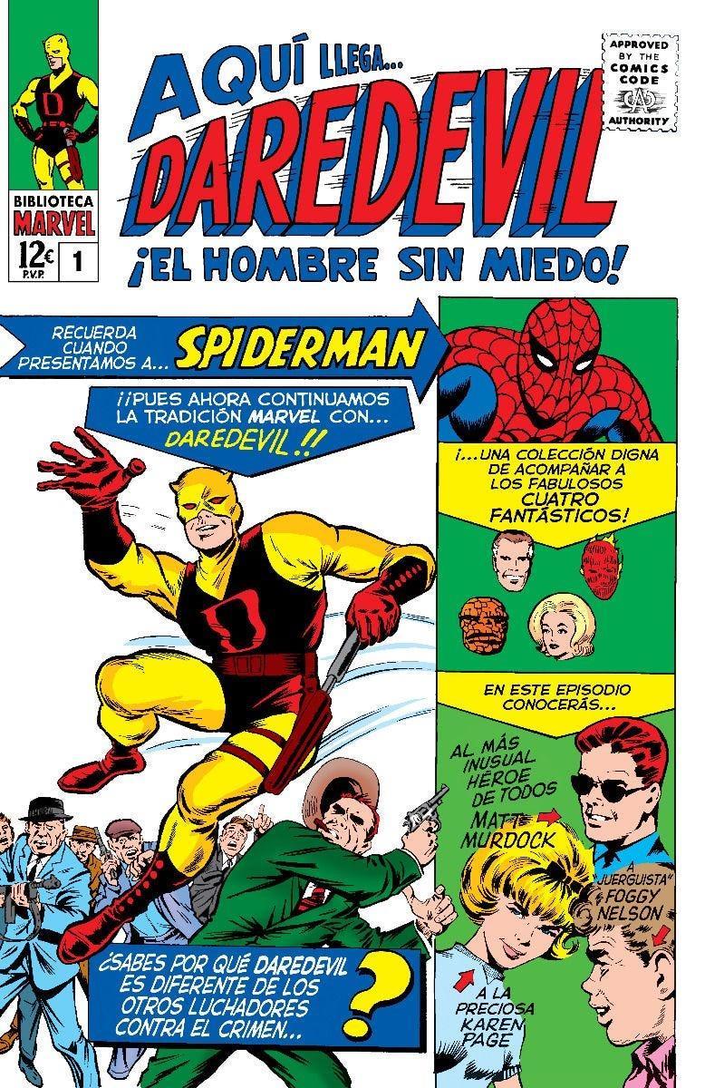 Biblioteca Marvel 18. Daredevil 1. 1964-65 | N0623-PAN45 | Wally Wood, Joe Orlando, Stan Lee, Bill Everett | Terra de Còmic - Tu tienda de cómics online especializada en cómics, manga y merchandising
