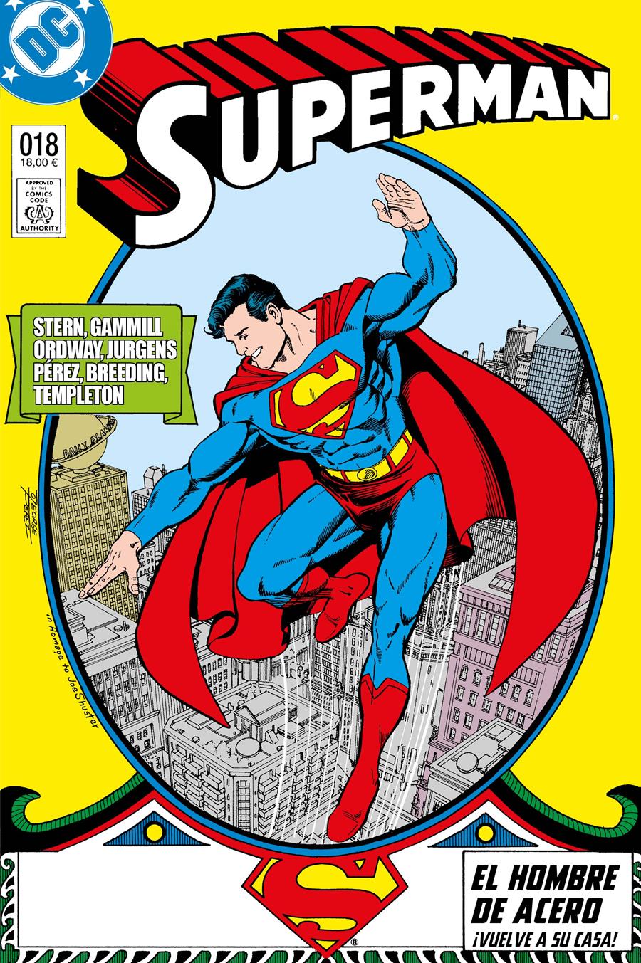 Biblioteca Superman 18 | N1126-PAN66 | Dan Jurgens, George Pérez, Jerry Ordway, Kerry Gammill, Brett Breeding, Roger Stern | Terra de Còmic - Tu tienda de cómics online especializada en cómics, manga y merchandising