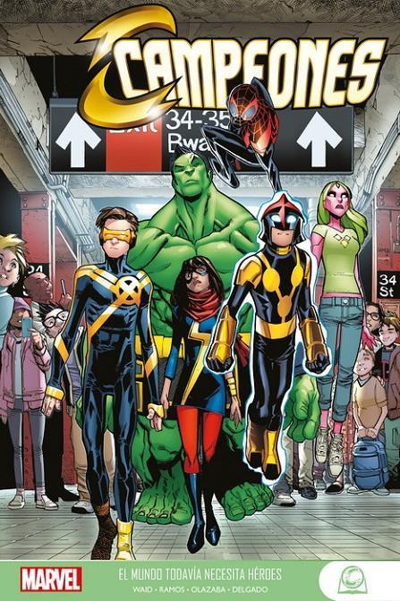 Marvel Young Adults. Campeones 1. El mundo todavía necesita héroes | N1020-PAN38 | Mark Waid, Humberto Ramos | Terra de Còmic - Tu tienda de cómics online especializada en cómics, manga y merchandising