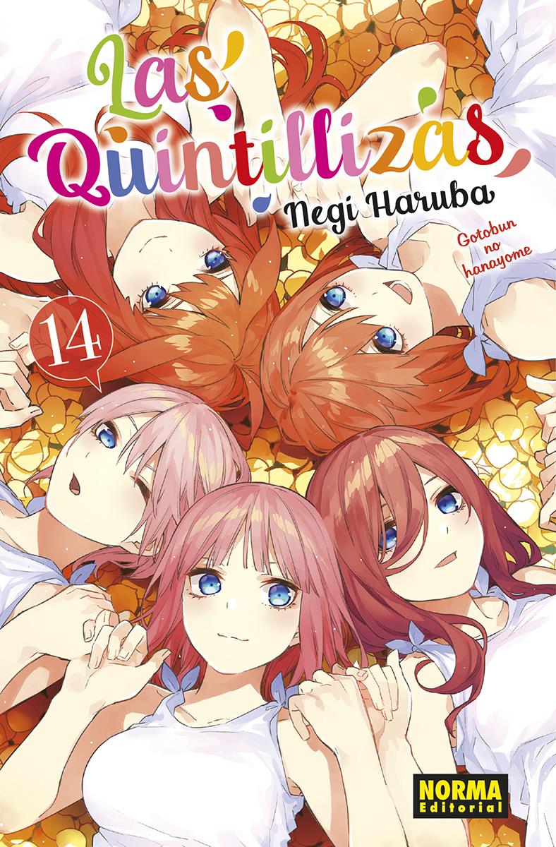Las quintillizas 14 | N0623-NOR04 | Negi Haruba | Terra de Còmic - Tu tienda de cómics online especializada en cómics, manga y merchandising