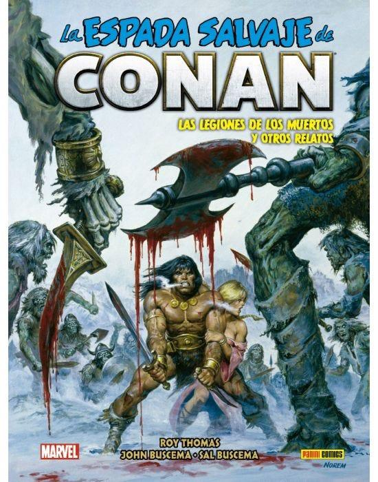 Biblioteca Conan. La Espada Salvaje de Conan 12. Las Legiones de los Muertos y otros relatos | N0422-PAN090 | Roy Thomas, Sal Buscema, John Buscema | Terra de Còmic - Tu tienda de cómics online especializada en cómics, manga y merchandising