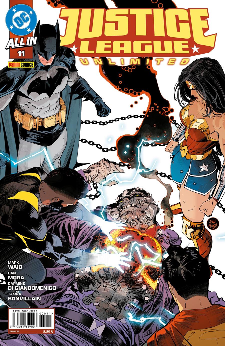 All In Justice League Unlimited 11 | N0226-PAN77 | Carmine Di Giandomenico, Dan Mora, Mark Waid | Terra de Còmic - Tu tienda de cómics online especializada en cómics, manga y merchandising