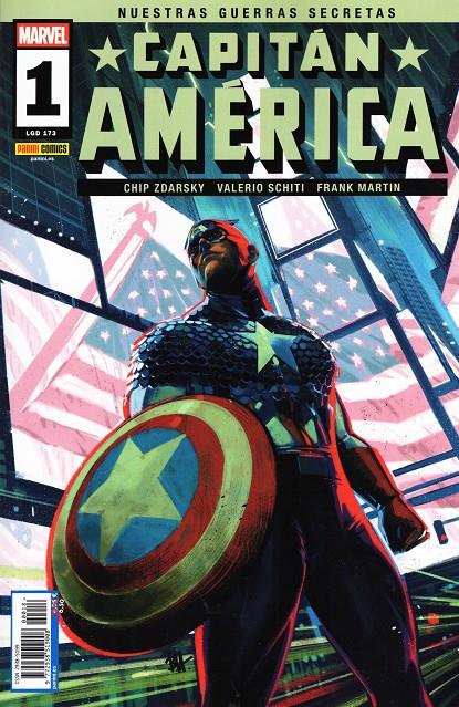Capitán América 1 | N0126-PAN55 | Chip Zdarsky, Valerio Schiti | Terra de Còmic - Tu tienda de cómics online especializada en cómics, manga y merchandising