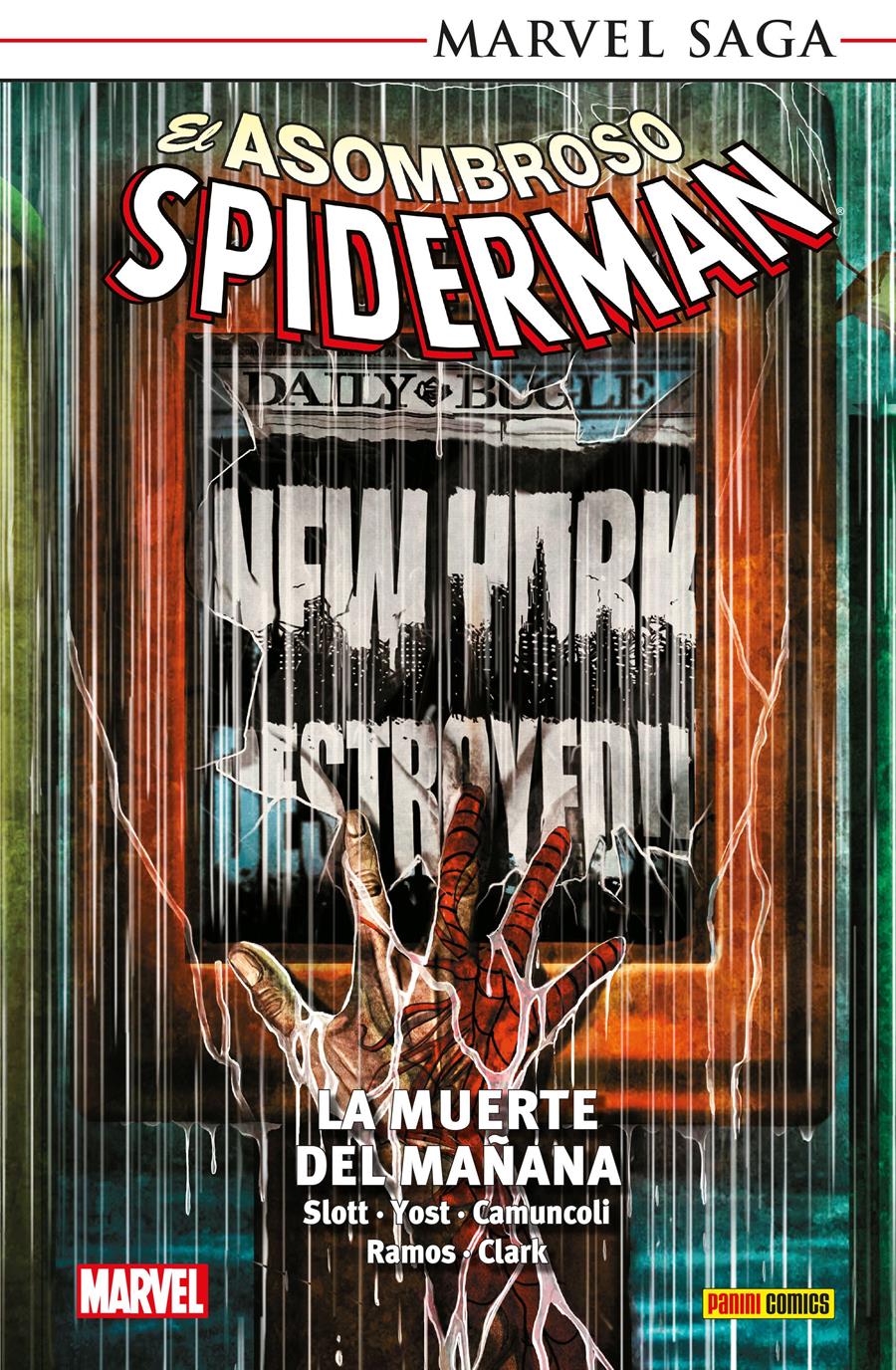 Marvel Saga TPB. El Asombroso Spiderman 35. La muerte del mañana | N0926-PAN42 | Christopher Yost, Emma Rios, Giuseppe Camuncoli, Dan Slott, Humberto Ramos | Terra de Còmic - Tu tienda de cómics online especializada en cómics, manga y merchandising