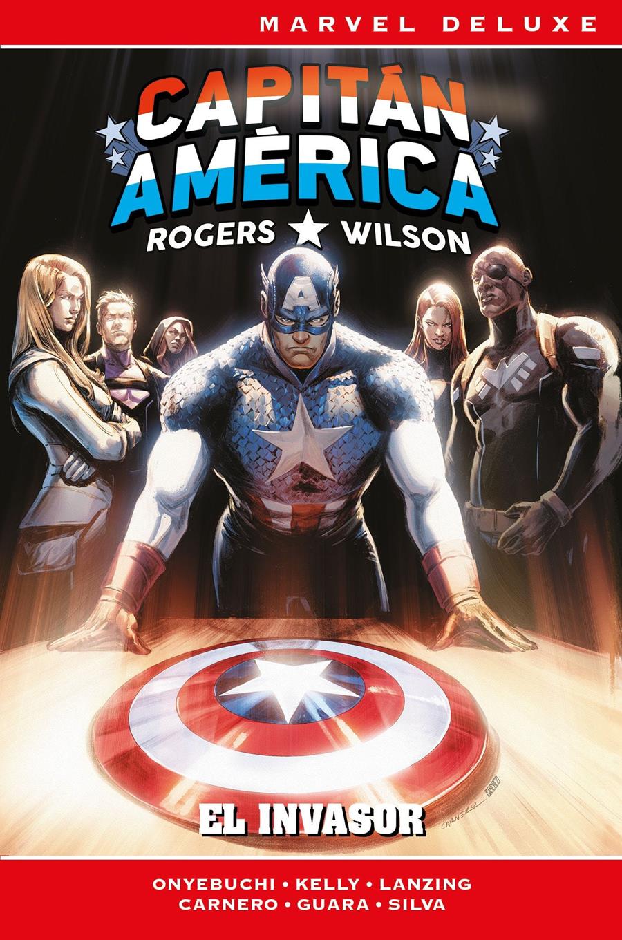 Marvel Deluxe. Rogers / Wilson: Capitán América 2. El Invasor | N1225-PAN57 | Carmen Carnero, Tochi Onyebuchi, Collin Kelly, R. B. Silva, Jackson Lanzing, Kev Walker, Ig Guara | Terra de Còmic - Tu tienda de cómics online especializada en cómics, manga y merchandising