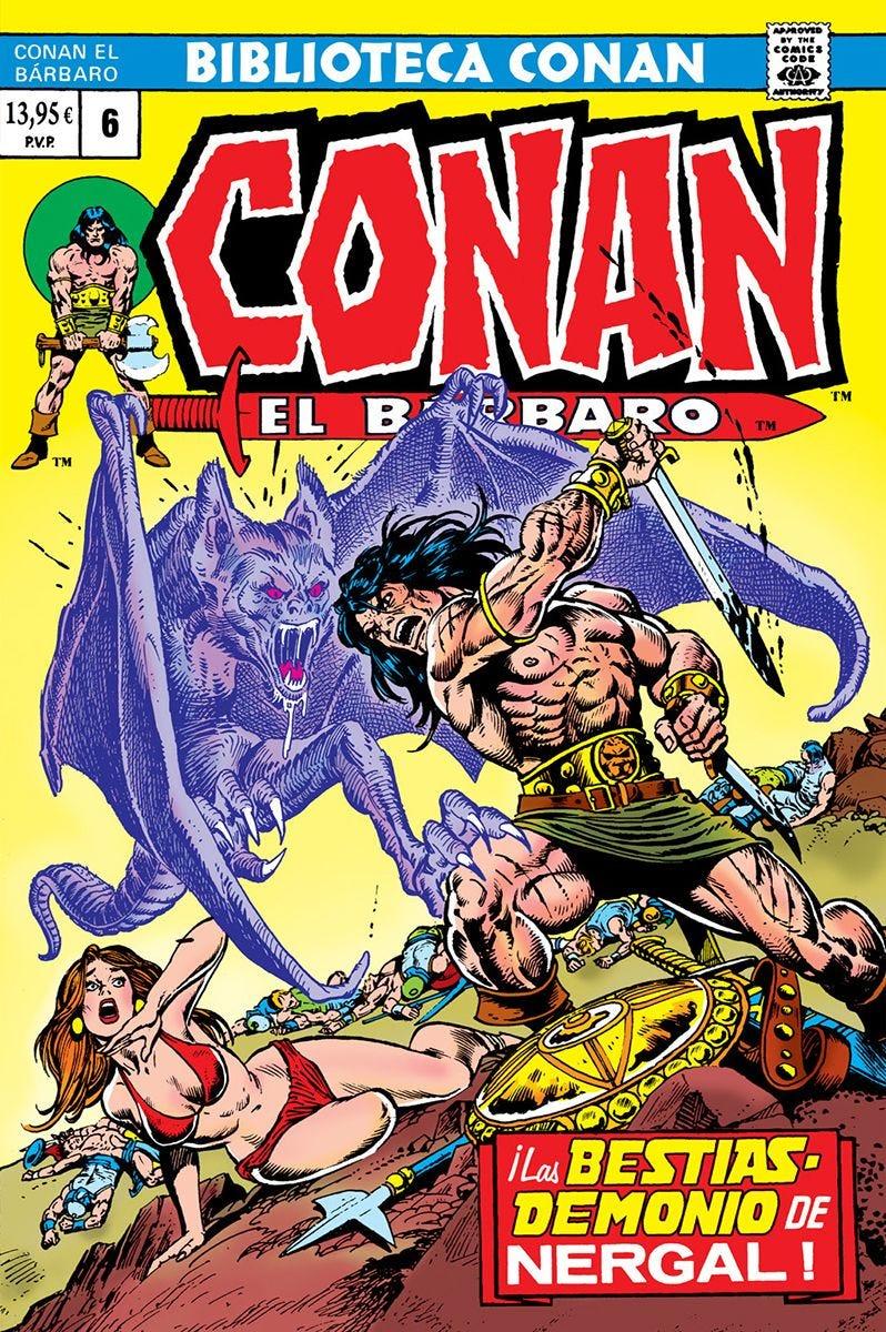 Biblioteca Conan. Conan el Bárbaro 6. 1973-74 | N0624-PAN33 | Roy Thomas, John Buscema | Terra de Còmic - Tu tienda de cómics online especializada en cómics, manga y merchandising