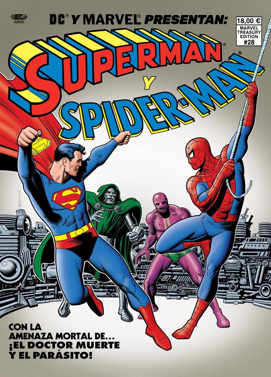 Superman y Spiderman (Portada de Brian Bolland) | N0726-PAN24 | Marv Wolfman, John Buscema, Jim Shooter | Terra de Còmic - Tu tienda de cómics online especializada en cómics, manga y merchandising
